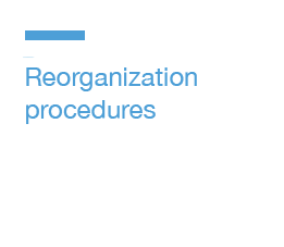 Reorganization procedures